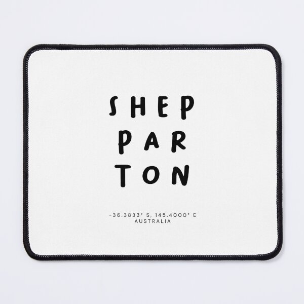 Item preview, Shepparton | Typography Design | Design Map Coordinates designed and sold by RM-Journey.