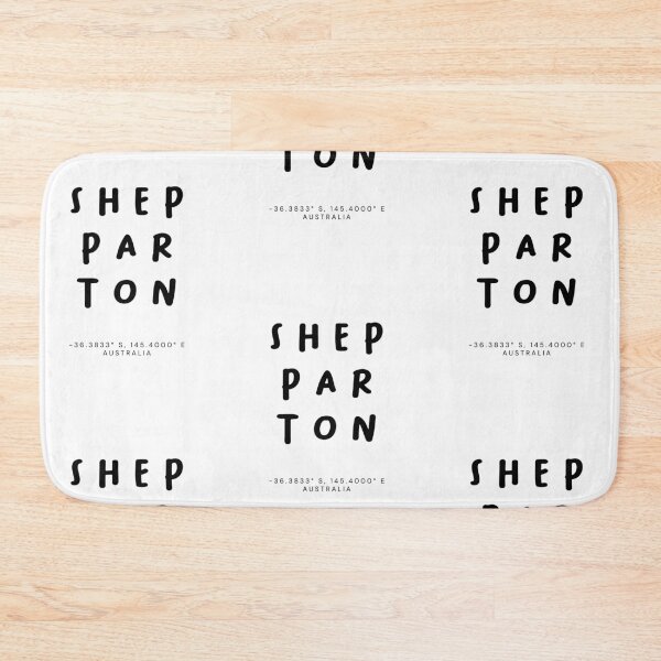 Item preview, Shepparton | Typography Design | Design Map Coordinates designed and sold by RM-Journey.