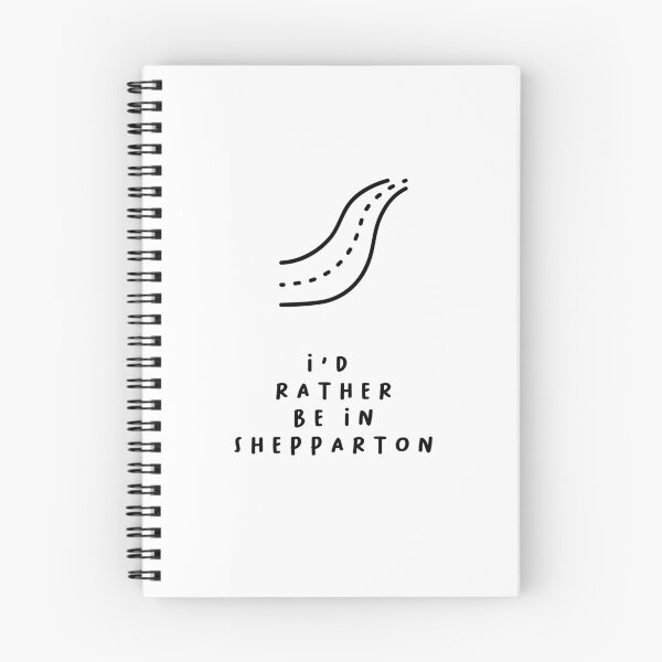 Item preview, I'd Rather be in Shepparton | Typography Design | Minimalist Aesthetic designed and sold by RM-Journey.