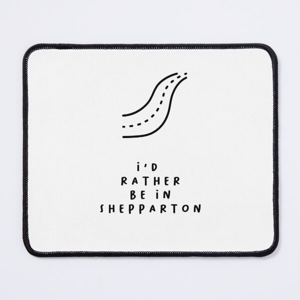 Item preview, I'd Rather be in Shepparton | Typography Design | Minimalist Aesthetic designed and sold by RM-Journey.