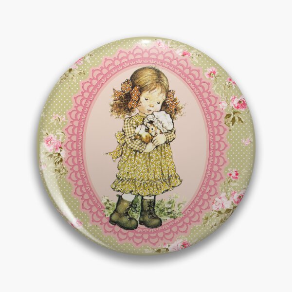 Item preview, Girl Sarah Kay with kitten D1 designed and sold by DecoVintage.