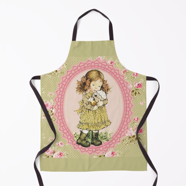 Item preview, Girl Sarah Kay with kitten D1 designed and sold by DecoVintage.
