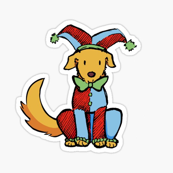 Item preview, Circus jester dog designed and sold by Astrx-Cat.