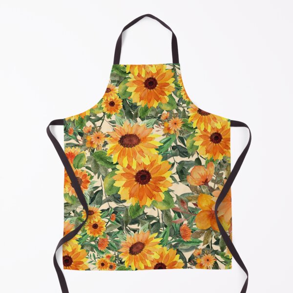 Item preview, Tropical Sunflowers Pattern designed and sold by Y0ussefrizk.