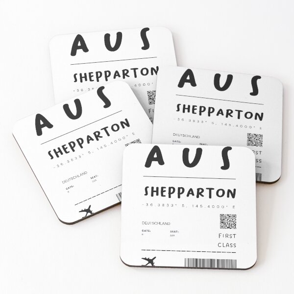 Item preview, Shepparton | Plane Ticket Design | Traveling | Tourists designed and sold by RM-Journey.