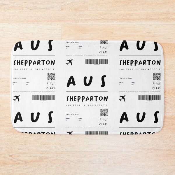 Item preview, Shepparton | Plane Ticket Design | Traveling | Tourists designed and sold by RM-Journey.