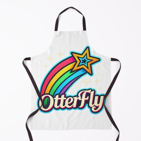 Item preview, Colorful Otterfly rainbow logo with shooting star designed and sold by OtterDesigns.