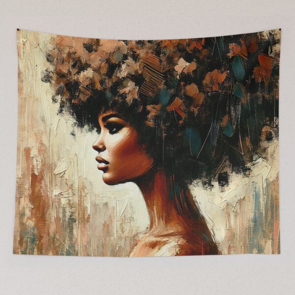 Item preview, Afro Beauty in Artistic Strokes designed and sold by BrohShop.