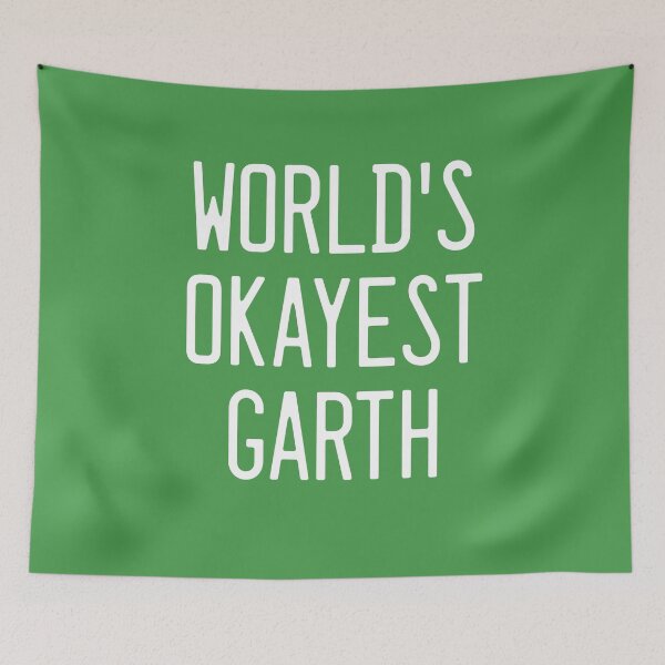 Item preview, World's Okayest Garth designed and sold by TimespunThreads.