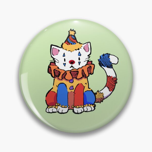 Item preview, Circus clown cat designed and sold by Astrx-Cat.