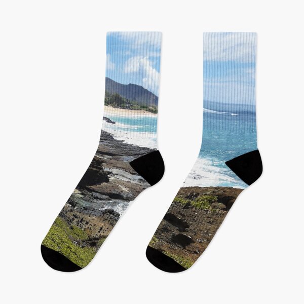Item preview, Sandy Beach on the Island of Oahu, Hawaii designed and sold by BeWitchingMom.