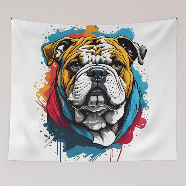 Item preview, Bulldog Bandanna Boss designed and sold by DarylWelsh2024.