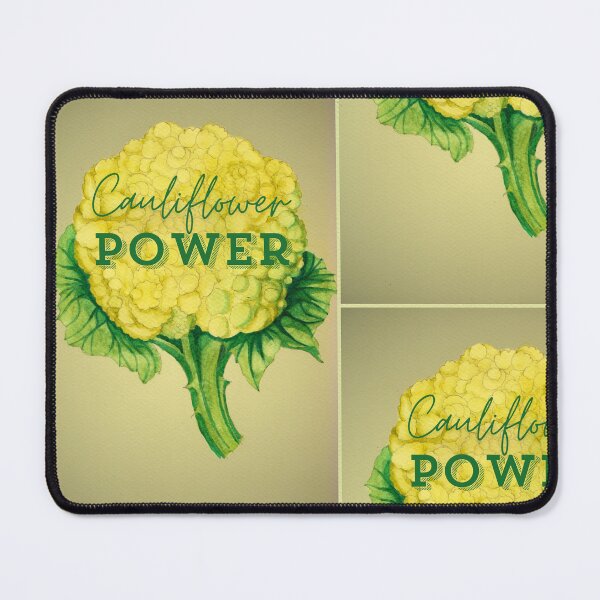 Item preview, Depiction of a cauliflower with a vegan slogan.  designed and sold by esvb.