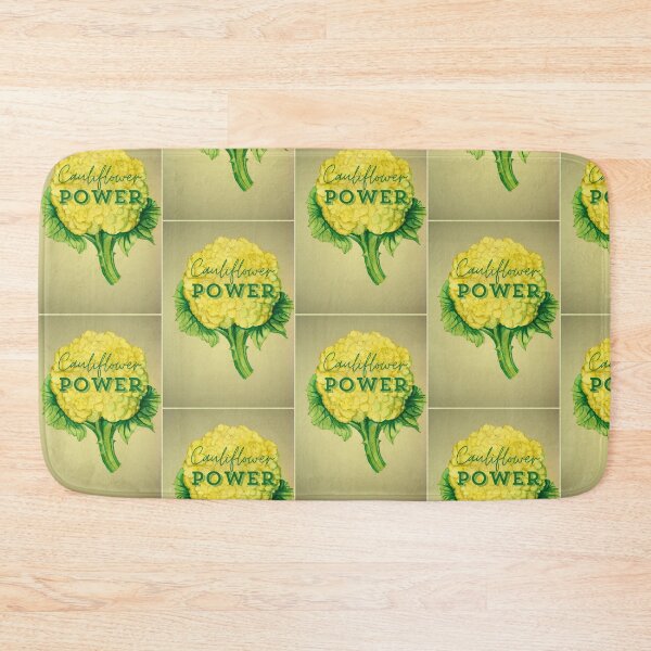 Item preview, Depiction of a cauliflower with a vegan slogan.  designed and sold by esvb.