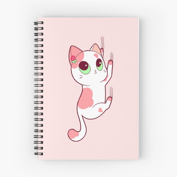 Item preview, Clingy lil strawberry kitten designed and sold by BirdPeppers.