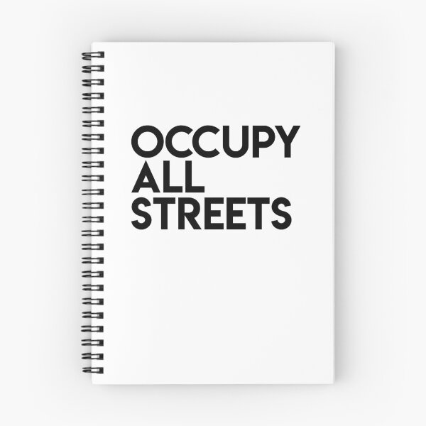 Item preview, Occupy All Streets Black and White designed and sold by ShineEyePirate.