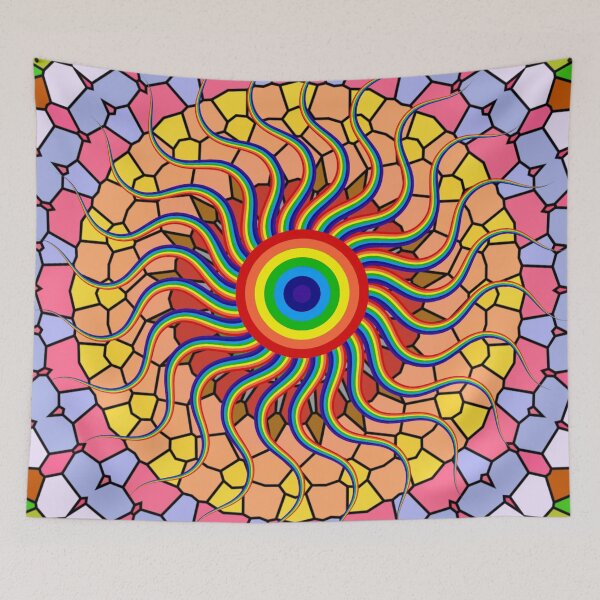 Item preview, Psychedelic alien with the flower designed and sold by martin max.