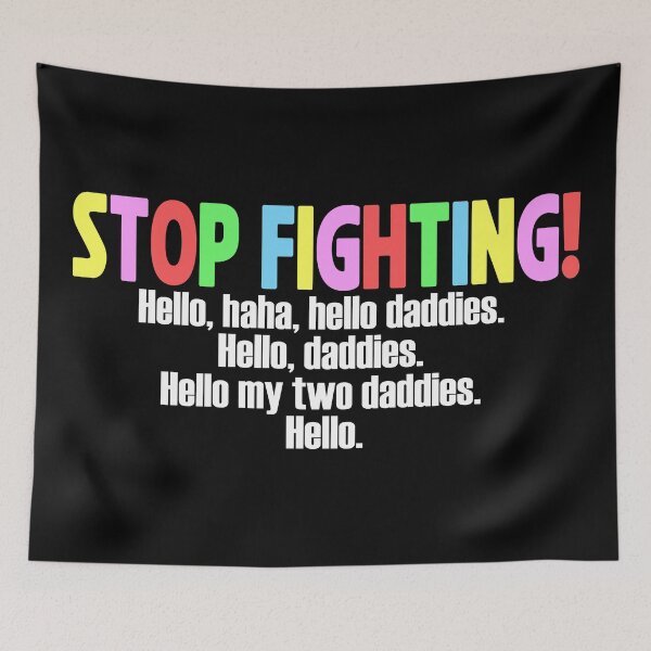 Item preview, Stop Fighting! designed and sold by Crossroads-Art.