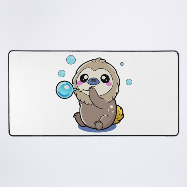 Item preview, Fluffy Sloth Blowing Bubbles designed and sold by omerfdln34.