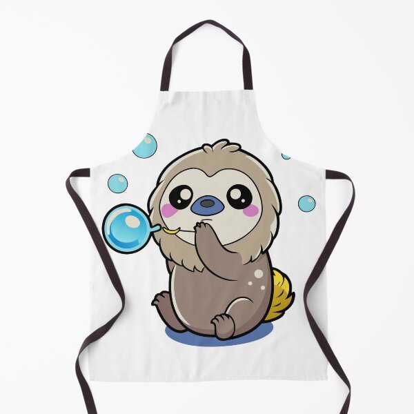 Item preview, Fluffy Sloth Blowing Bubbles designed and sold by omerfdln34.