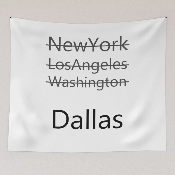 Item preview, American cities Dallas design designed and sold by GetItGiftIt.
