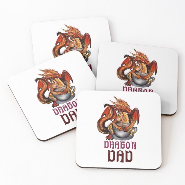 Item preview, Dragon Dad Daddy with Coffee Gift designed and sold by BeataY6Art.