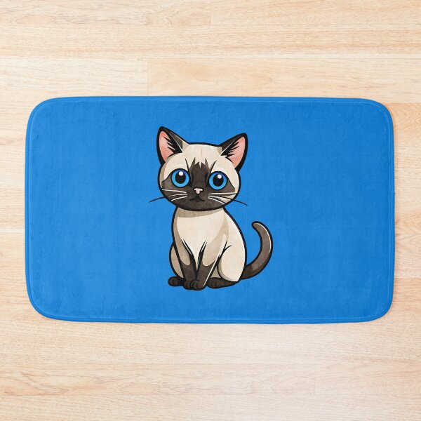 Item preview, Adorable siamese cat designed and sold by strixvariaart.