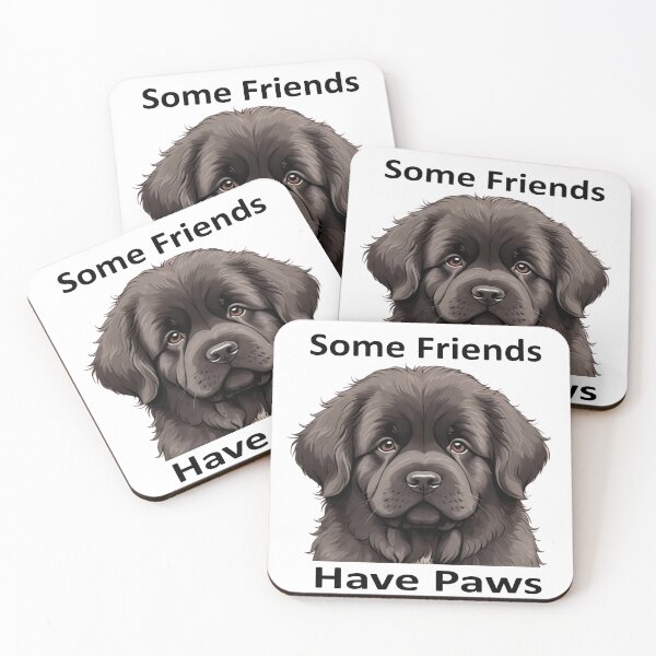 Item preview, Some Friends Have Paws designed and sold by StickersNQuotes.