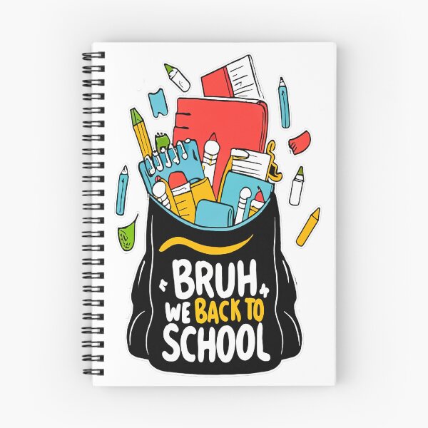 Item preview, Bruh We Back to School Supplies designed and sold by Mosaic-97.