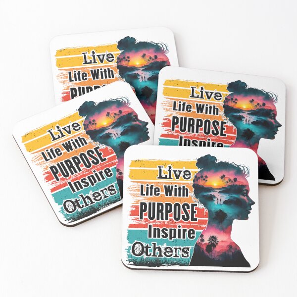 Item preview, Live life with purpose inspire others designed and sold by Fabian Gonzalez.