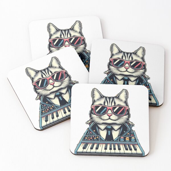 Item preview, cat synthesizer cat lover  designed and sold by funjaan.