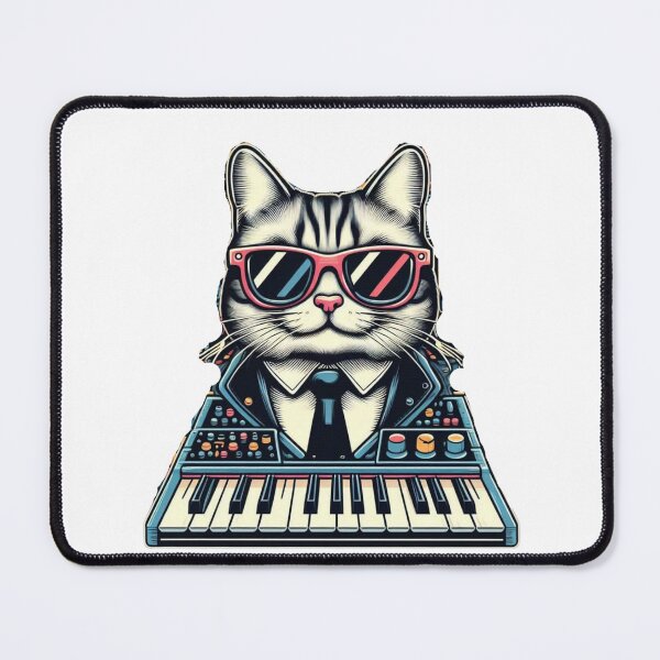 Item preview, cat synthesizer cat lover designed and sold by funjaan.