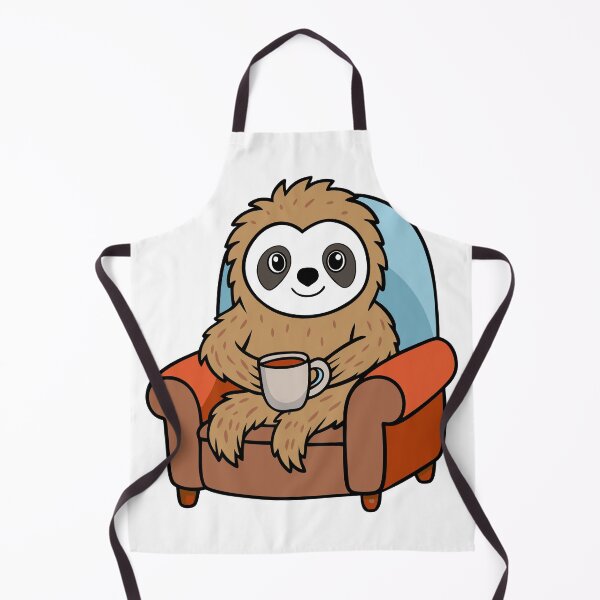 Item preview, Fluffy Sloth Holding a Steaming Cup of Coffee designed and sold by omerfdln34.