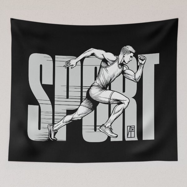 Item preview, SPORT - Running - MAN RUNNER - 2 designed and sold by ArtProjectShop.