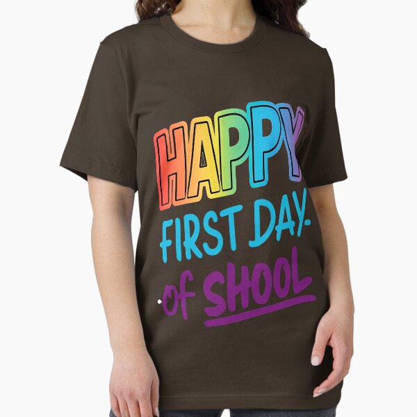 Item preview, Happy First Day of School Rainbow Text Back to School designed and sold by Mosaic-97.