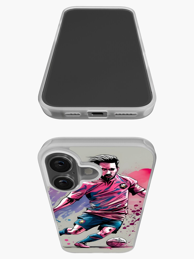 Thumbnail 3 of 5, iPhone Case, Soccer Player Kicking The Ball designed and sold by Patricks-Art.