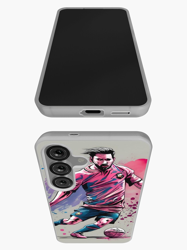 Thumbnail 3 of 4, Samsung Galaxy Phone Case, Soccer Player Kicking The Ball designed and sold by Patricks-Art.