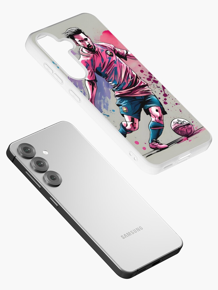 Thumbnail 2 of 4, Samsung Galaxy Phone Case, Soccer Player Kicking The Ball designed and sold by Patricks-Art.