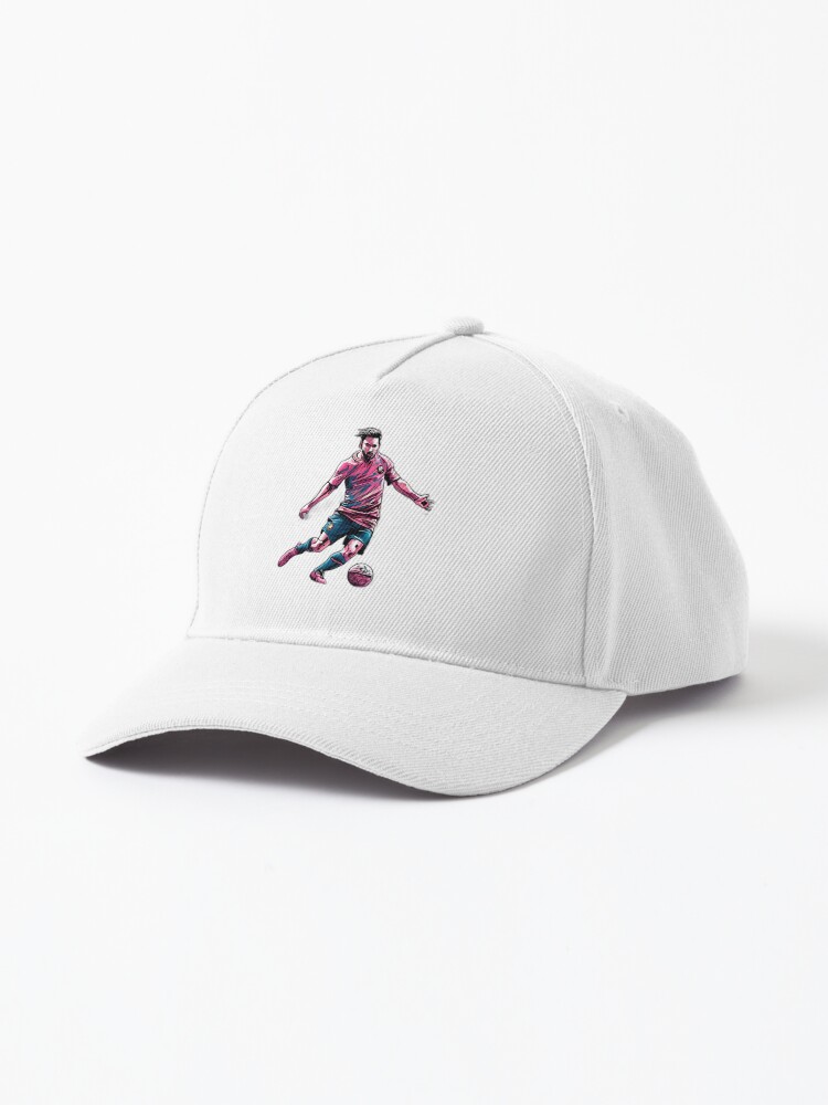 Thumbnail 1 of 7, Cap, Soccer Player Kicking The Ball designed and sold by Patricks-Art.