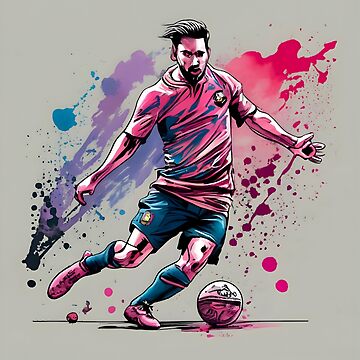 Artwork thumbnail, Soccer Player Kicking The Ball by Patricks-Art