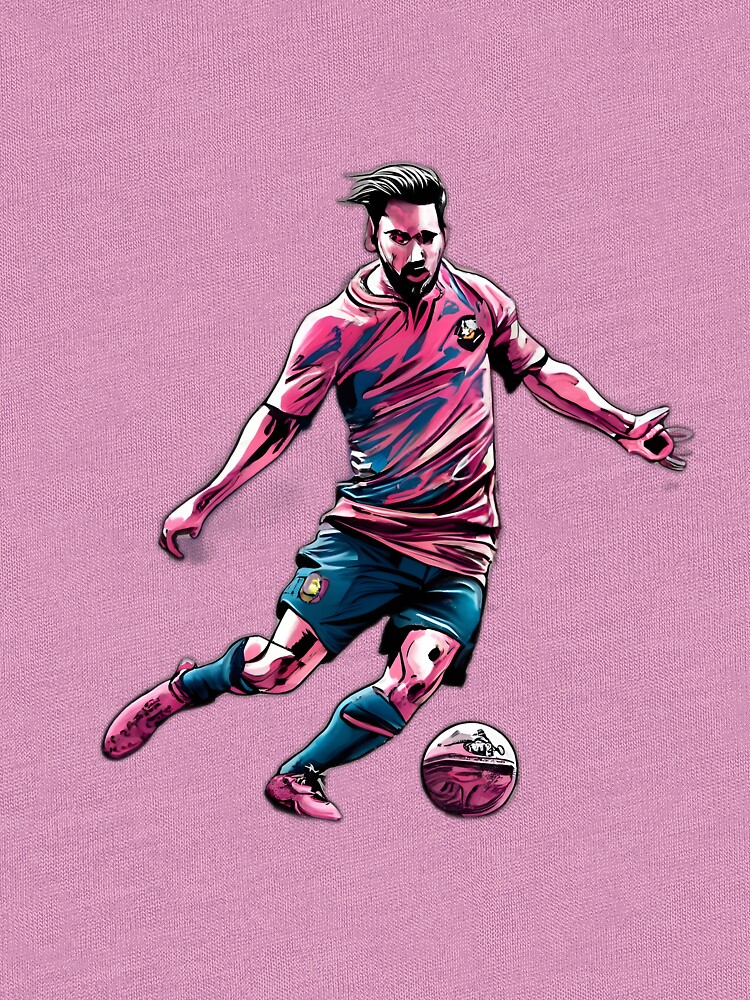 Thumbnail 7 of 7, Tri-blend T-Shirt, Soccer Player Kicking The Ball designed and sold by Patricks-Art.