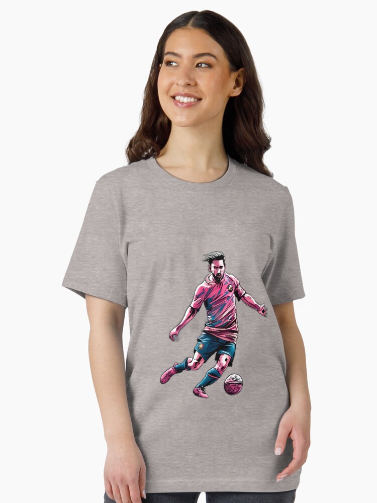 Thumbnail 2 of 7, Essential T-Shirt, Soccer Player Kicking The Ball designed and sold by Patricks-Art.