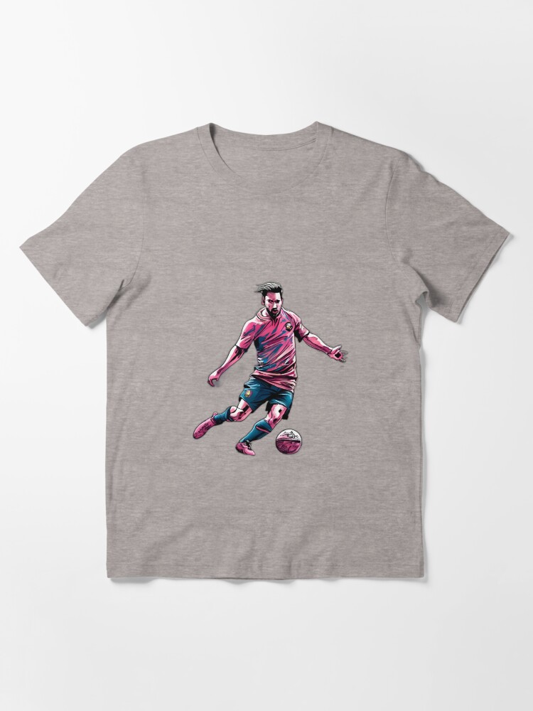 Thumbnail 3 of 7, Essential T-Shirt, Soccer Player Kicking The Ball designed and sold by Patricks-Art.
