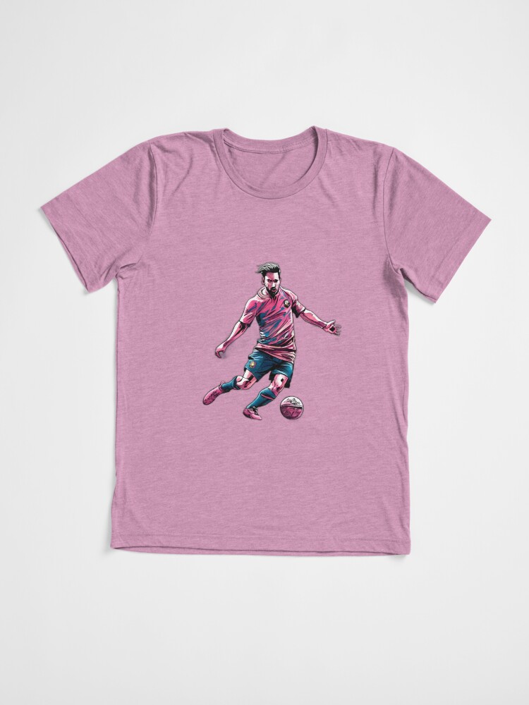 Thumbnail 3 of 7, Tri-blend T-Shirt, Soccer Player Kicking The Ball designed and sold by Patricks-Art.