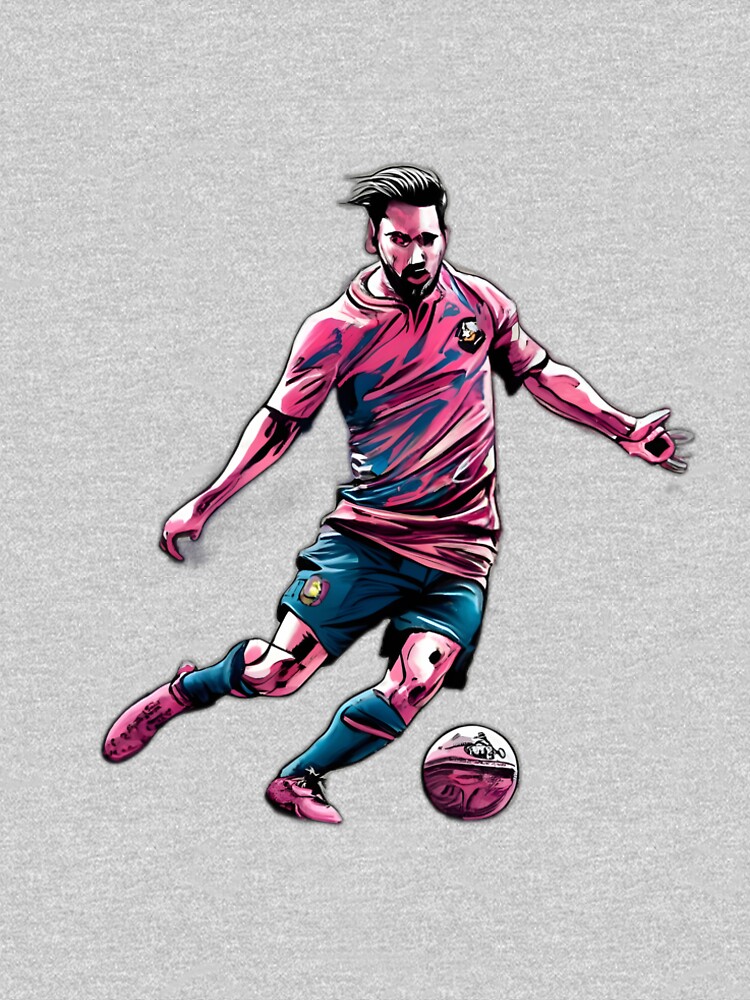 Thumbnail 6 of 6, Premium T-Shirt, Soccer Player Kicking The Ball designed and sold by Patricks-Art.