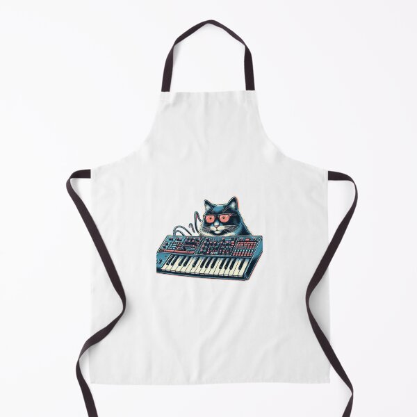 Item preview, cat synthesizer, cat lover music lover  designed and sold by funjaan.