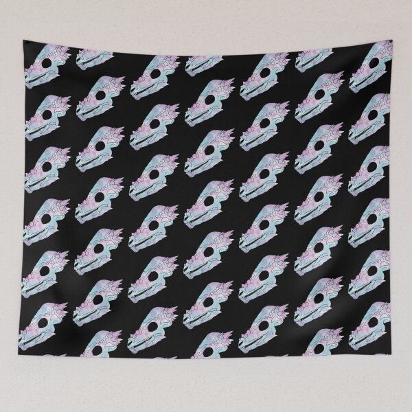 Item preview, Pachycephalosaurus Skull (Pride - Trans) designed and sold by CKing-Paleo-Art.