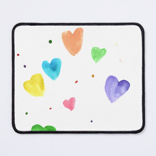 Item preview, Watercolor Heart Splash T-Shirt designed and sold by Swabbykawaii.