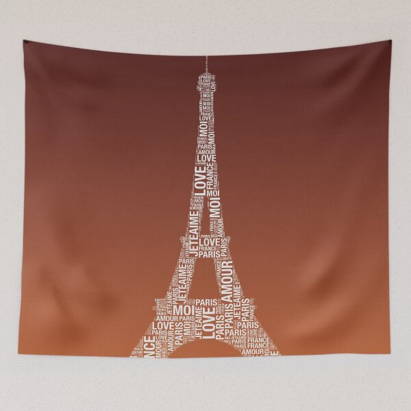 Item preview, Eiffel Tower in words designed and sold by pgorostiza.