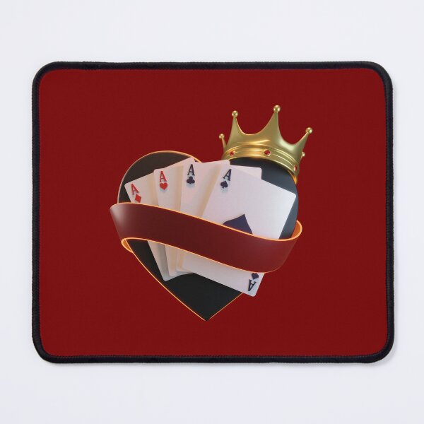 Item preview, Ace of hearts with Crown, four of a kind, Poker designed and sold by Numbers-Art.